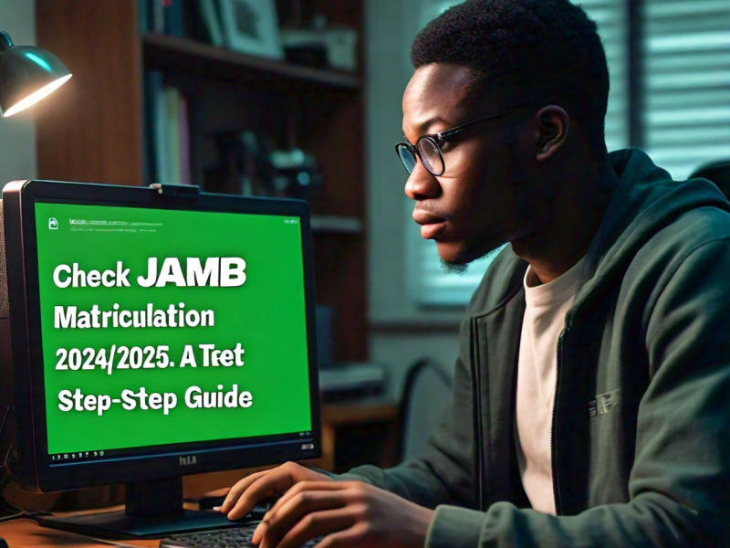 Check JAMB Matriculation List 2024/2025: A Step-by-Step Guide