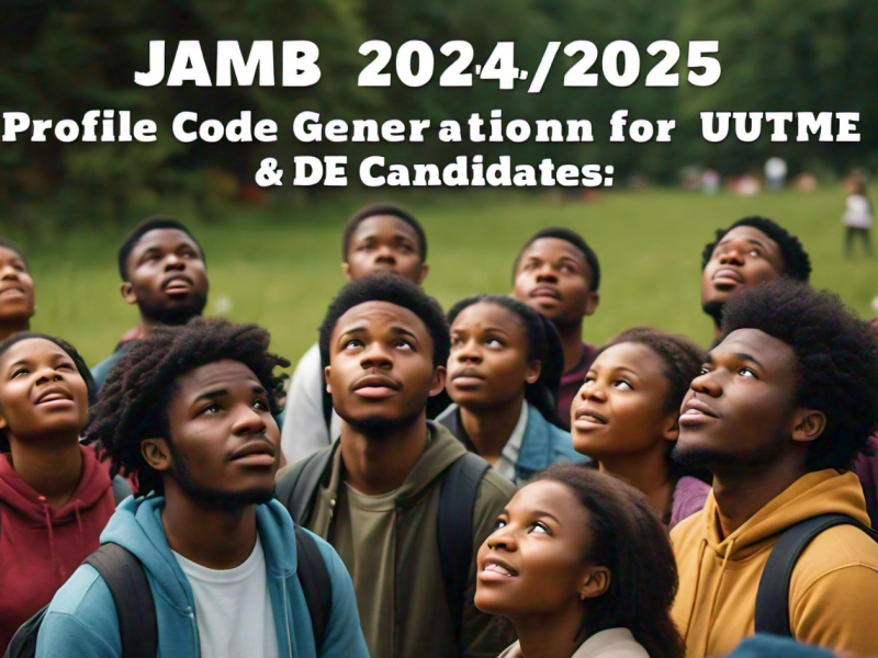 JAMB 2024/2025 Profile Code Generation for UTME & DE Candidates: A Step-by-Step Guide